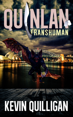 book cover for QUINLAN: TRANSHUMAN
