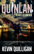 book cover for QUINLAN: TRANSHUMAN
