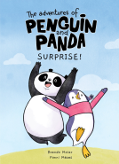 book cover for The Adventures of Penguin and Panda: Surprise!