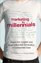 book cover for Marketing to Millennials
