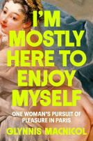 book cover for I'm Mostly Here to Enjoy Myself