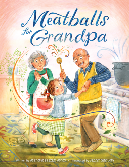 book cover for Meatballs for Grandpa