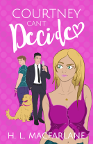 book cover for Courtney Can't Decide : An ADHD-addled love triangle romantic comedy