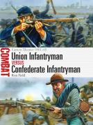 book cover for Union Infantryman vs Confederate Infantryman