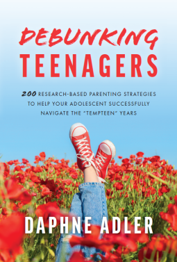 book cover for Debunking Teenagers