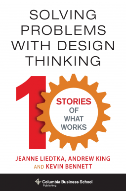 book cover for Solving Problems with Design Thinking