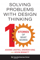 book cover for Solving Problems with Design Thinking