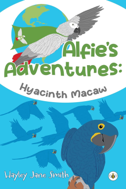 book cover for Alfie's Adventures - Hyacinth Macaw