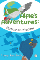 book cover for Alfie's Adventures - Hyacinth Macaw