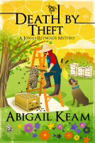 book cover for Death By Theft: A Josiah Reynolds Mystery 19