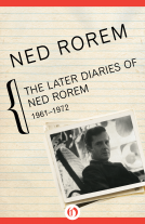 book cover for The Later Diaries of Ned Rorem