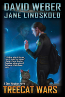 book cover for Treecat Wars