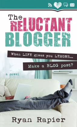 book cover for The Reluctant Blogger
