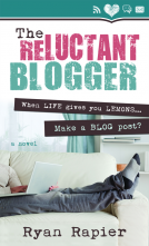 book cover for The Reluctant Blogger