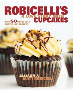 book cover for Robicelli's a Love Story, with Cupcakes