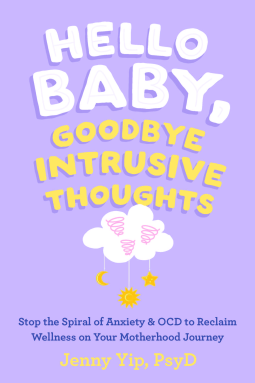 book cover for Hello Baby, Goodbye Intrusive Thoughts