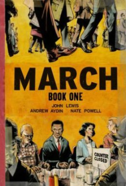 book cover for March (with reading guide)