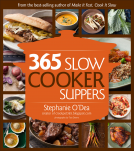 book cover for 365 Slow Cooker Suppers