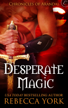 book cover for Desperate Magic