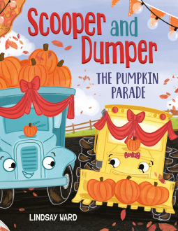 book cover for Scooper and Dumper The Pumpkin Parade