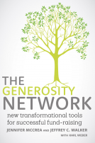 book cover for The Generosity Network