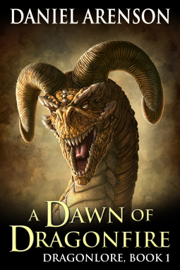 book cover for A Dawn of Dragonfire