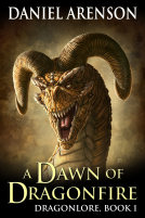 book cover for A Dawn of Dragonfire