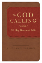 book cover for God Calling 365-Day Devotional Bible
