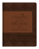 book cover for My Utmost for His Highest Devotional Journal
