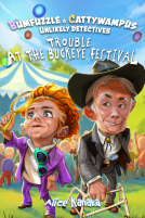 book cover for Trouble at the Buckeye Festival