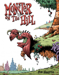 book cover for Monster on the Hill