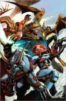 book cover for Jurassic Strike Force 5