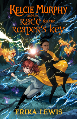 book cover for Kelcie Murphy and the Race for the Reaper's Key