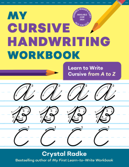 book cover for My Cursive Handwriting Workbook