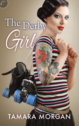 book cover for The Derby Girl