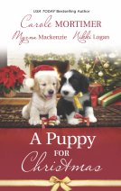 book cover for A Puppy for Christmas