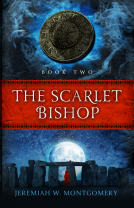book cover for The Scarlet Bishop