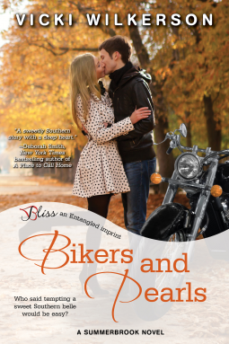 book cover for Bikers and Pearls