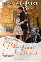 book cover for Bikers and Pearls