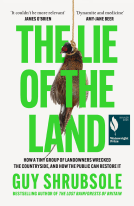 book cover for The Lie of the Land