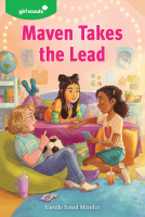 book cover for Girl Scouts: Maven Takes the Lead