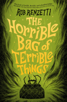 book cover for The Horrible Bag of Terrible Things #1