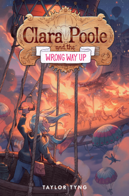 book cover for Clara Poole and the Wrong Way Up
