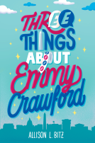book cover for Three Things About Emmy Crawford