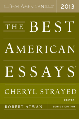 book cover for The Best American Essays 2013