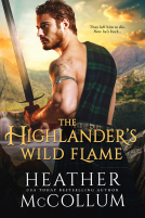 book cover for The Highlander’s Wild Flame