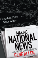 book cover for Making National News