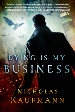 book cover for Dying Is My Business