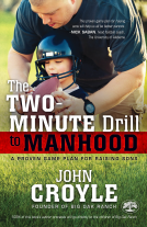 book cover for The Two-Minute Drill to Manhood