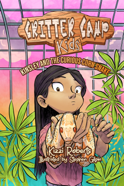 book cover for Kinsley and the Curious Corn Snake
